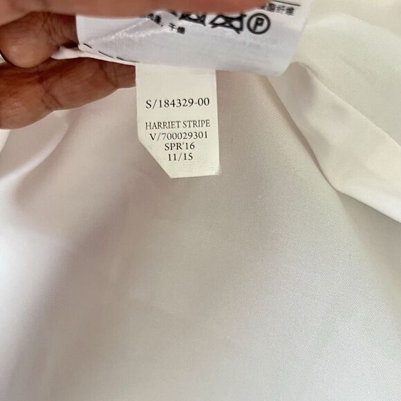 Banana Republic Pleated A-Line Midi Multi-Colored Skirt Size 12 - Picture 10 of 10